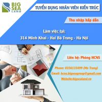 TUYỂN DỤNG NHÂN VIÊN KỸ SƯ KIẾN TRÚC