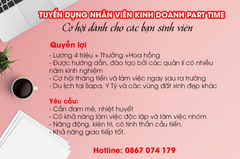 Tuyển dụng nhân viên kinh doanh