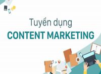 TUYỂN DỤNG NHÂN VIÊN CONTENT