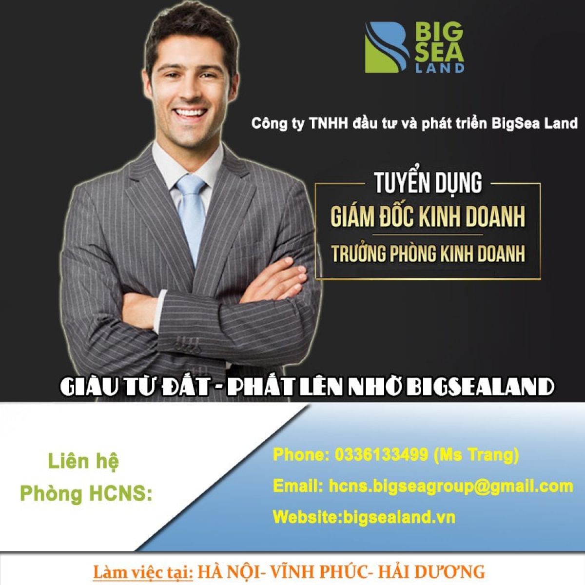 TUYỂN DỤNG GIÁM ĐỐC KINH DOANH VÀ TRƯỞNG PHỎNG KINH DOANH